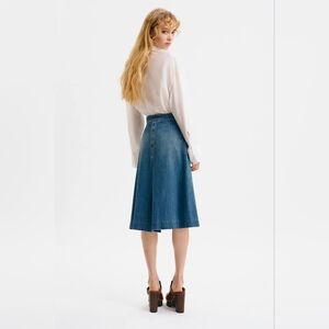 H&M A-Line Denim Skirt